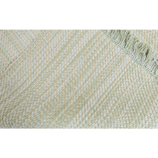 Beige Contemporary Flatweave Stripes Light Beige Carpet "De Lys" by Doris Leslie Blau For Sale - Image 8 of 8