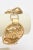 Gold Japanese Signed by Yo Hai Gold Plated Mask Charm Bracelet, 1990's For Sale - Image 8 of 8