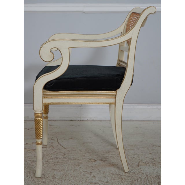 Traditional Set of 10 Clive Christian Cane Back Dining Chairs For Sale - Image 3 of 18