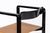 Mid Century Modern Black Lacquer and Brown Leather Arm Chairs 1970s For Sale - Image 12 of 15