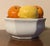 Ceramic Italian Tromp l'Oeil Pottery Bowl of Faux Fruit Oranges and Lemons For Sale - Image 7 of 12
