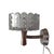 Mid-Century Modern Cut Crystal Wall Lamp, 1960s For Sale - Image 9 of 11