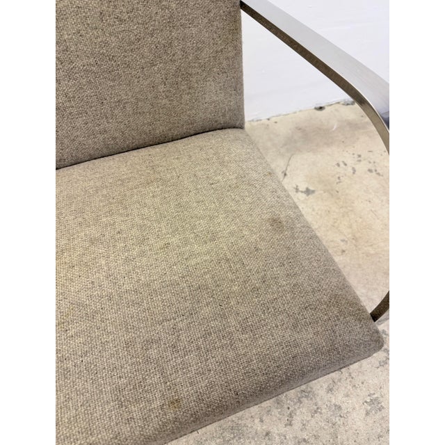 Mie Van Der Rohe Flat Bar Brno Chairs for Knoll - Set of Two For Sale - Image 16 of 17