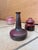 Brown and Ruby ​​Red Studio Ceramic Art Bottleneck Vase by Jürgen Riecke, Germany, 1960s For Sale - Image 10 of 15