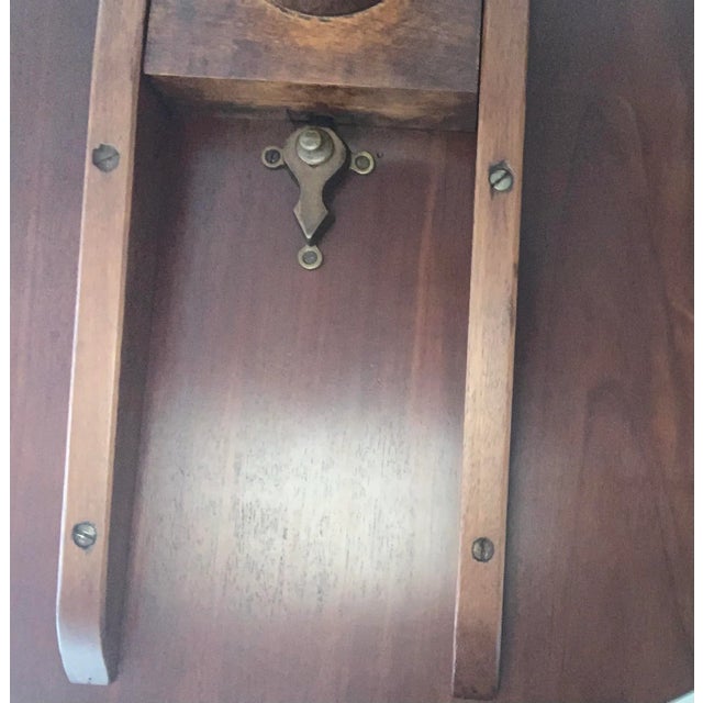 Wood Late 18th Century Folk Art Marquetry Tilt Top Table For Sale - Image 7 of 10