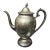 Vintage Silver Plated Stamped Tea Kettle Tea Pot For Sale