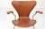 Brown Chairs by A. Jacobsen for Fritz Hansen, Set of 4 For Sale - Image 8 of 12