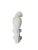 Shabby Chic Palm Beach Regency Blanc De Chine White Parrot Statue Sculpture For Sale - Image 3 of 7