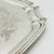 Vintage Lunt Silverplate Engraved Floral Scalloped Serving Tray For Sale In Richmond - Image 6 of 7
