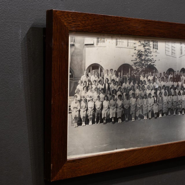 Mid-Century Modern Mission High School, San Fransicso Panoramic Photograph c.1952 For Sale - Image 3 of 7