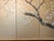1950-1960s Shōwa Era Japanese Painted Silk Byobu Screen "Blossoming Sakura" For Sale - Image 9 of 18