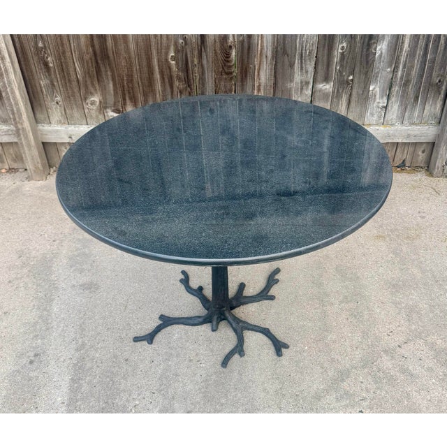 Contemporary Global Views “Faux Bois” Dining Table For Sale - Image 3 of 5