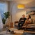 Product Type: Arc Floor Lamp, Brand: Nova of California - 100 Years Legacy, Material: Wood, Steel and Linen - Style: Mid...