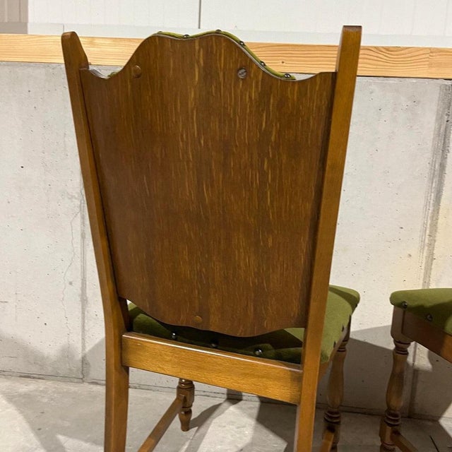 Set of Vintage Beech Chairs For Sale - Image 10 of 13
