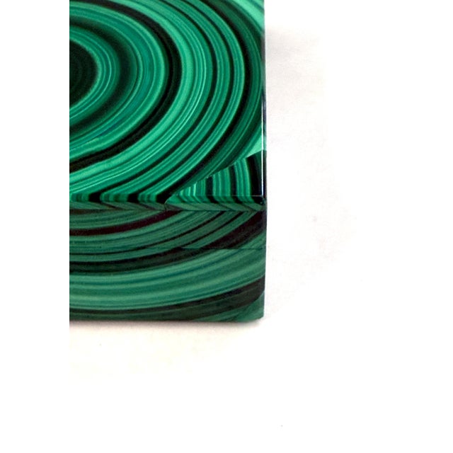 Vintage Malachite Box For Sale - Image 10 of 12