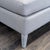 Cb2 Cielo Modern Gray Loveseat With Metal Legs For Sale In San Francisco - Image 6 of 7