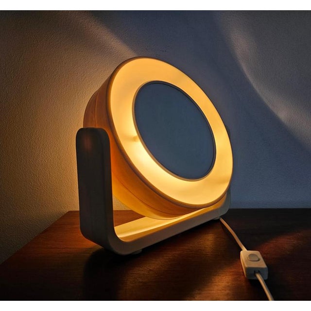 Mid-Century Backlit Table Mirror from Allstar, Germany, 1970s For Sale - Image 13 of 16