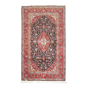 Vintage Zabihi Collection Persian Kashan carpet
