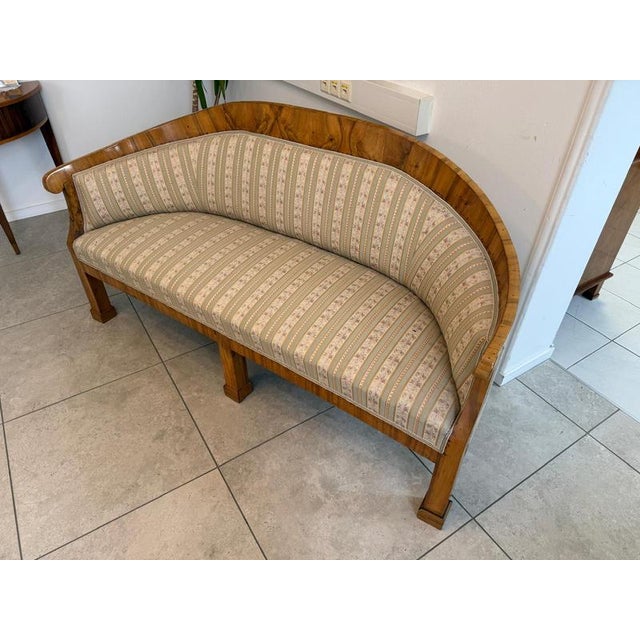 Biedermeier Sofa in Pine Veneer For Sale - Image 14 of 18