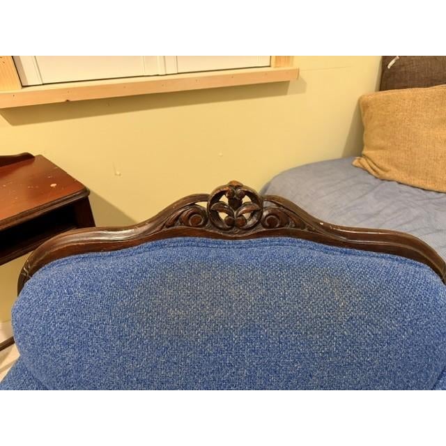 French Antique Classic Upholstered Chair For Sale - Image 3 of 4
