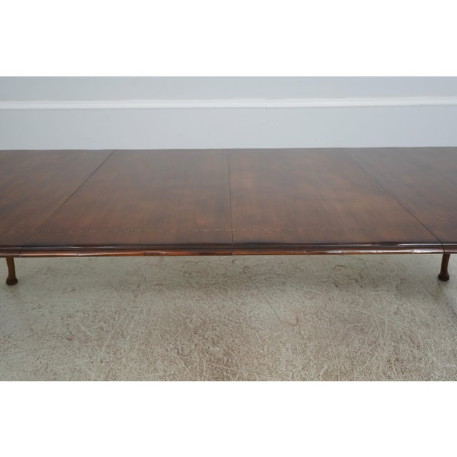 Baker Inlaid Walnut George III Dining Room Table For Sale - Image 9 of 12