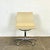 Contemporary EA 106 Swivel Cream Leather Design Chair by Charles & Ray Eames For Sale - Image 3 of 10