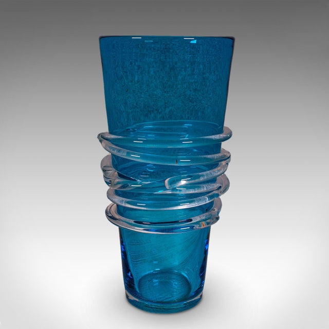 Vintage Murano Display Vase, Italian, Art Glass, Flower Sleeve, Decorative Pot For Sale - Image 4 of 10
