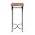 Mid-Century Modern Vintage French Side Table, Iron and Marble For Sale - Image 3 of 9