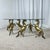 Hollywood Regency Hollywood Regency Style Coffee Table with Patinated Brass Horses and Glass Top, 1970 For Sale - Image 3 of 18