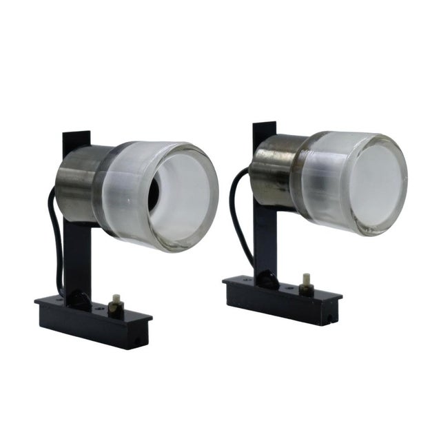 1950s 6118 Wall Lamps by Marco Zanuso for Oluce, Italy, 1950s, Set of 2 For Sale - Image 5 of 7