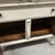 Vintage Petite Sideboard Buffet W Mirror Oak Wood Painted Canvas White Farmhouse For Sale - Image 11 of 11