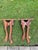 Vintage Folk Art Hand-Carved Bow Wall Shelves, a Pair For Sale - Image 9 of 9