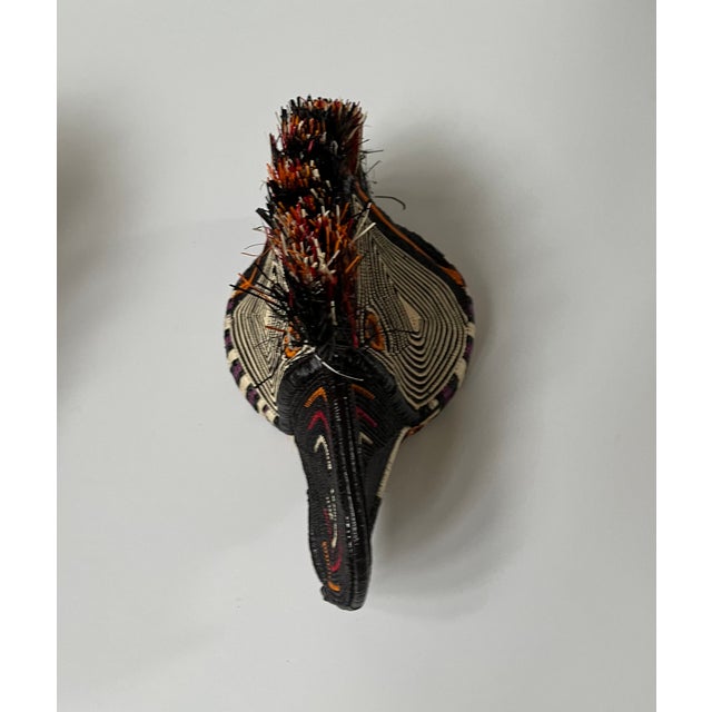 Tribal Natural Color Embera Bird Mask For Sale - Image 3 of 4