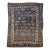 19th Century Caucasian Shahsavan Tribal Area Rug, Allover Geometric Pattern, 5’ x 6’ For Sale