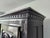 Early 20th Century Antique Hand-Carved Renaissance Revival 3-Door Armoire/Cabinet in Dark Oak For Sale - Image 5 of 6