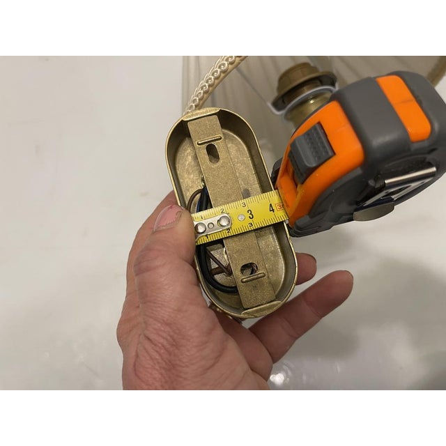 Gold Brass Adjustable Sconces, 1980s, Set of 2 For Sale - Image 8 of 9