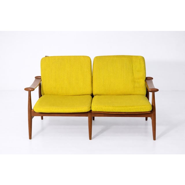 Cotton and Walnut Sofa from Finn Juhl For Sale - Image 18 of 18