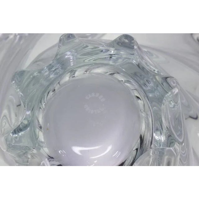 Mid-Century Modern Vannes 1950s Crystal Bowl For Sale - Image 3 of 7