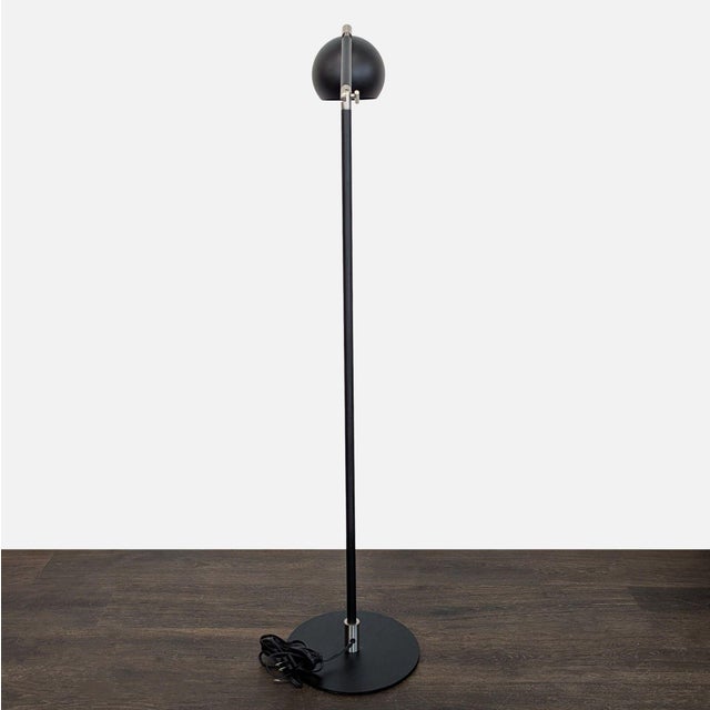 2010s Modern Room & Board Camber Modern Adjustable Floor Lamp - Black Metal For Sale - Image 5 of 7