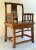 Lovely antique Chinese elm wood armchair, likely Ming, 19th century. 4 legs secured by 4 stretchers with dowel joinery,...