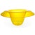 Yellow Art Glass Bowl with Flower Frog Insert from Studio Åhus, Sweden, 2008 For Sale - Image 9 of 9