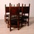 Vintage Carved Wooden Chairs, 1920s, Set of 6 For Sale - Image 13 of 18