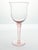 Contemporary 1980s Vintage Blush Pink Blown Large Wine or Water Glasses - Set of 4 For Sale - Image 3 of 5