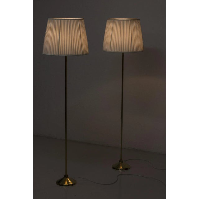 Gold G-50 Floor Lamps by Hans-Agne Jakobsson for Hans-Agne Jakobsson AB, 1950s, Set of 2 For Sale - Image 8 of 12
