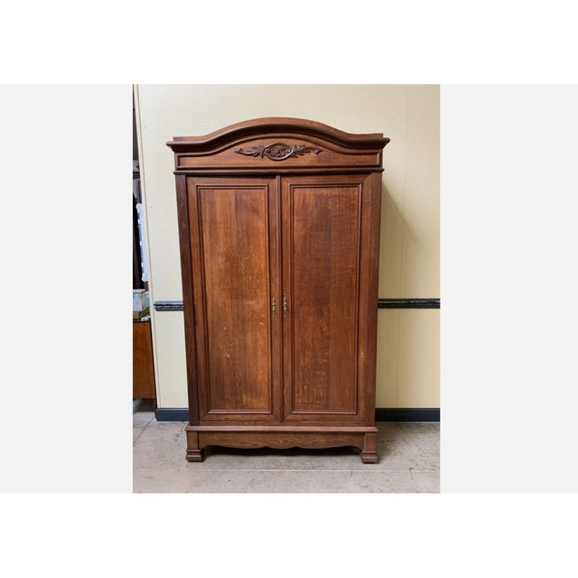 Antique Art Nouveau Wardrobe, 1900 For Sale - Image 11 of 11