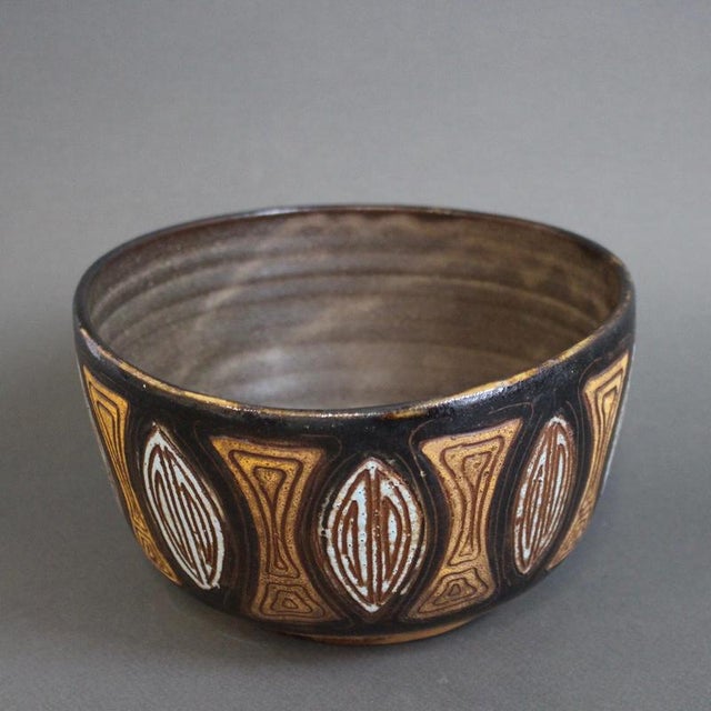 Vintage French Ceramic Bowl by Alexandre Kostanda, 1960s For Sale - Image 3 of 11