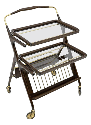 Vintage Magazine Rack by Cesare Lacca for Cassina, 1950s