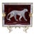 Hermès Mosaic Leopard Bone China Ashtray & Trinket Dish For Sale