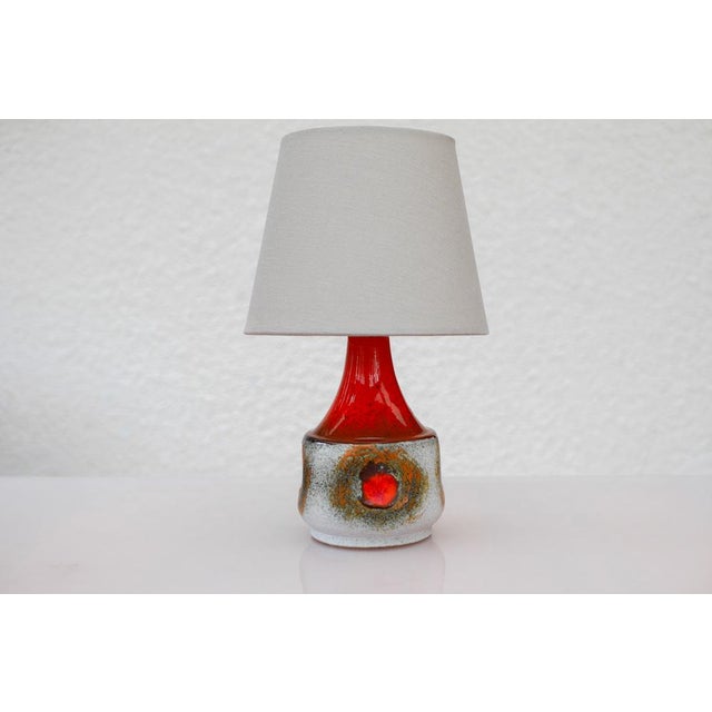 Mid-Century Modern Pottery Lamp from Tilgmans, 1970s For Sale - Image 4 of 13