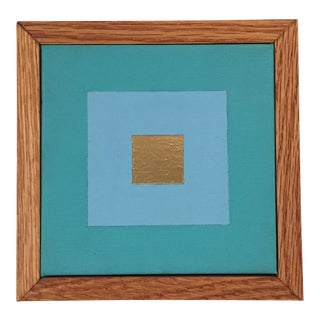 Small Framed Modern Painting by Tony Curry For Sale